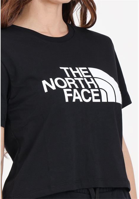 White and black women's T-shirt short at the waist Easy THE NORTH FACE | NF0A87NAJK31JK31